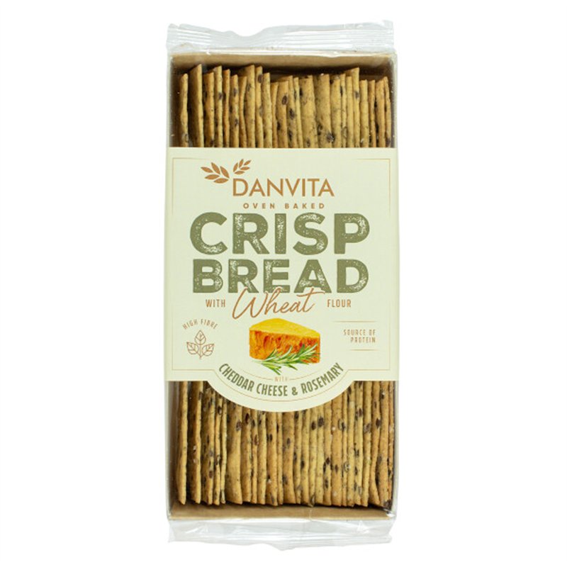 Crispbread with Cheddar & Rosemary 130g