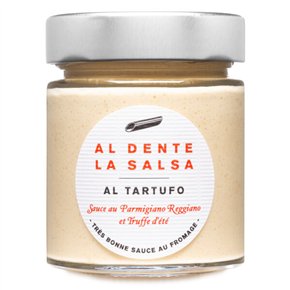 Parmigiano Reggiano cheese sauce with truffels