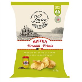 Belgian chips Pickles 125g