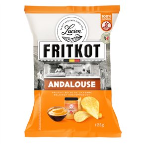 Belgian Fritkot Crisps Andalouse 125g