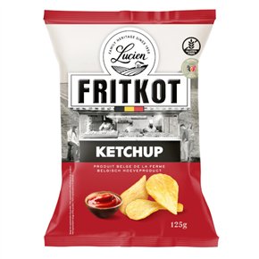 Chips Belges Fritkot chips Ketchup 125g