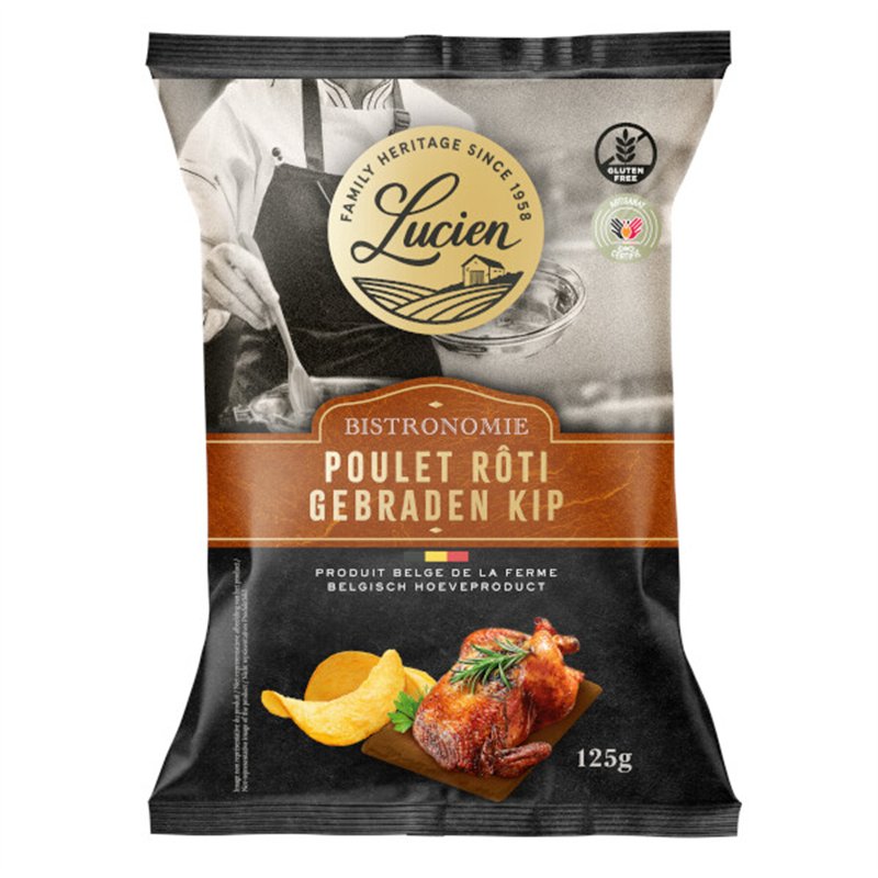 Belgische chips Gebraden Kip 125g