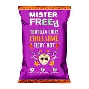 Tortillachips met chili en limoen (glutenvrij-veganistisch) 135 g