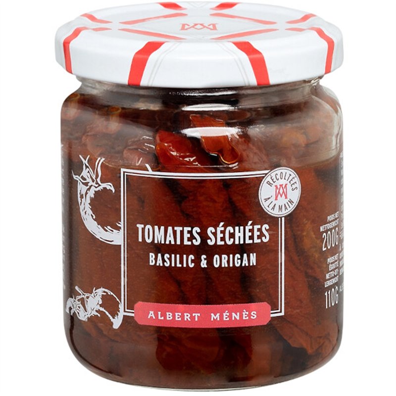 Gedroogde tomaten in extra zuivere olijfolie 110g