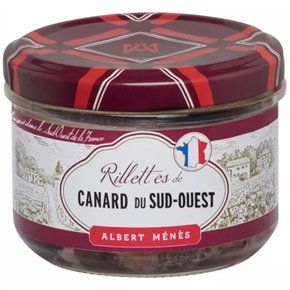 Rillettes au Canard Fermier des Landes 180g