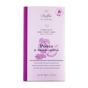Black Pear Chocolate Almonds 70g