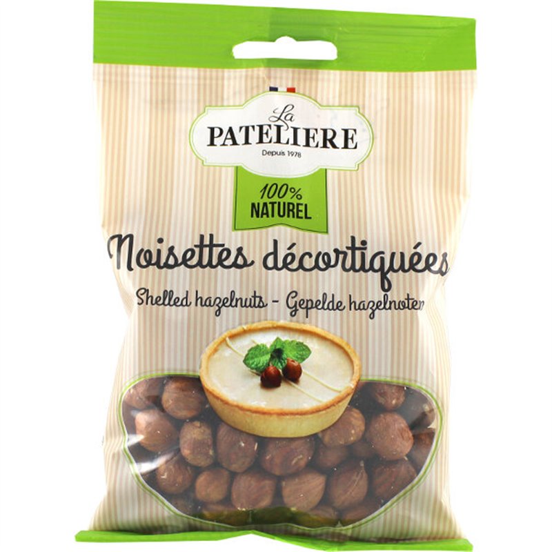 Shelled hazelnuts 125g