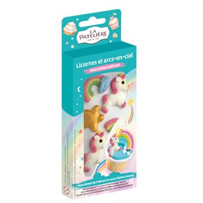 Sugar Figures unicorns and rainbows 50g