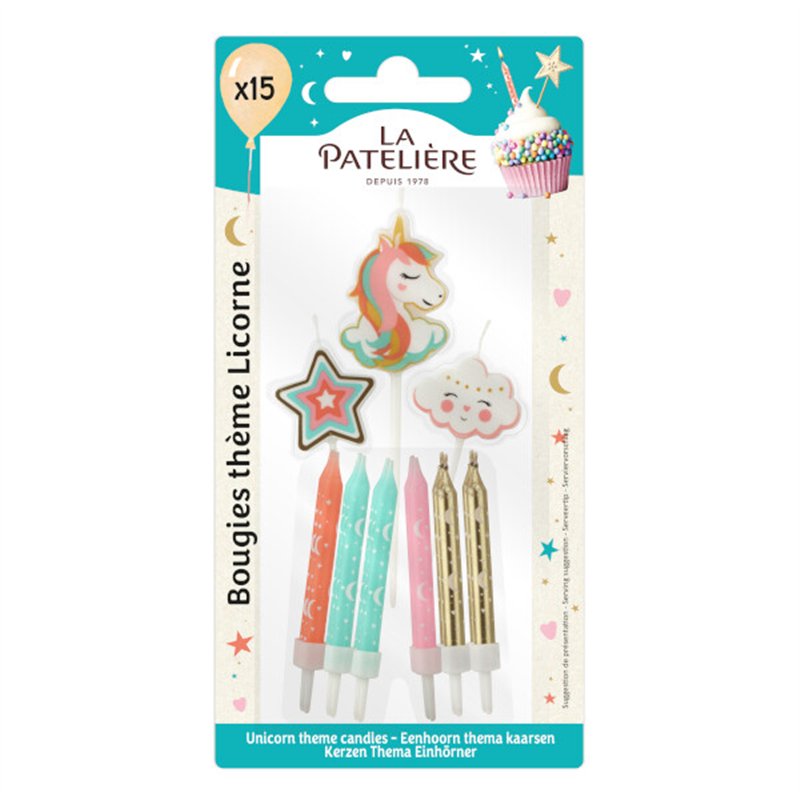 Unicorn Candles x15 30g