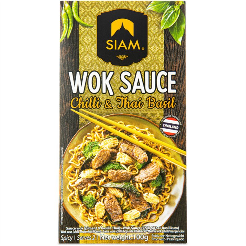 Wok saus (chili/Thaise basilicum) 100ml