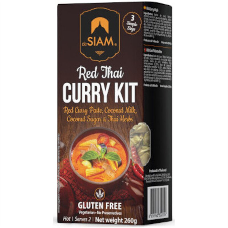 Kit de préparation pour Curry Rouge 260g