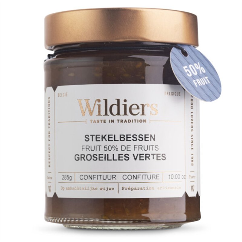 Confiture 50% fruits Groseilles Vertes 285g