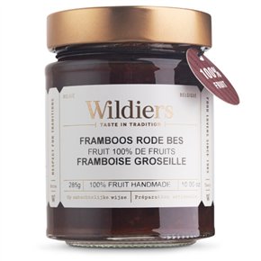 100% Fruit Spread fruit raspberry red berries 285g