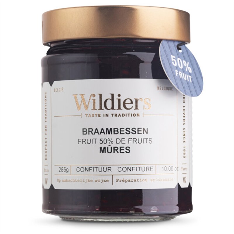 Jam 50% fruit Wild blackberries 285g