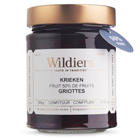 Konfituur 50% fruit Krieken 285g