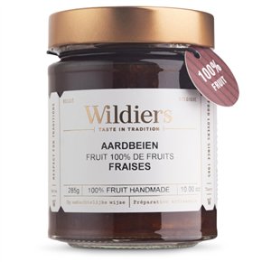 Confitures 100% fruit fraises 285g