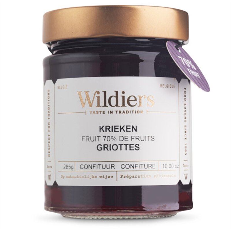Confiture 70% fruits Cerises 285g