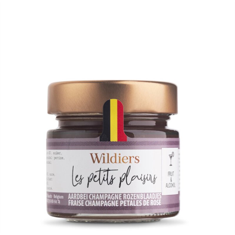 Fruit & alcohol Strawberry champagne rose petals 125g