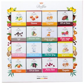 Assortment of 48 mini chocolate tablets - MIXED 216g