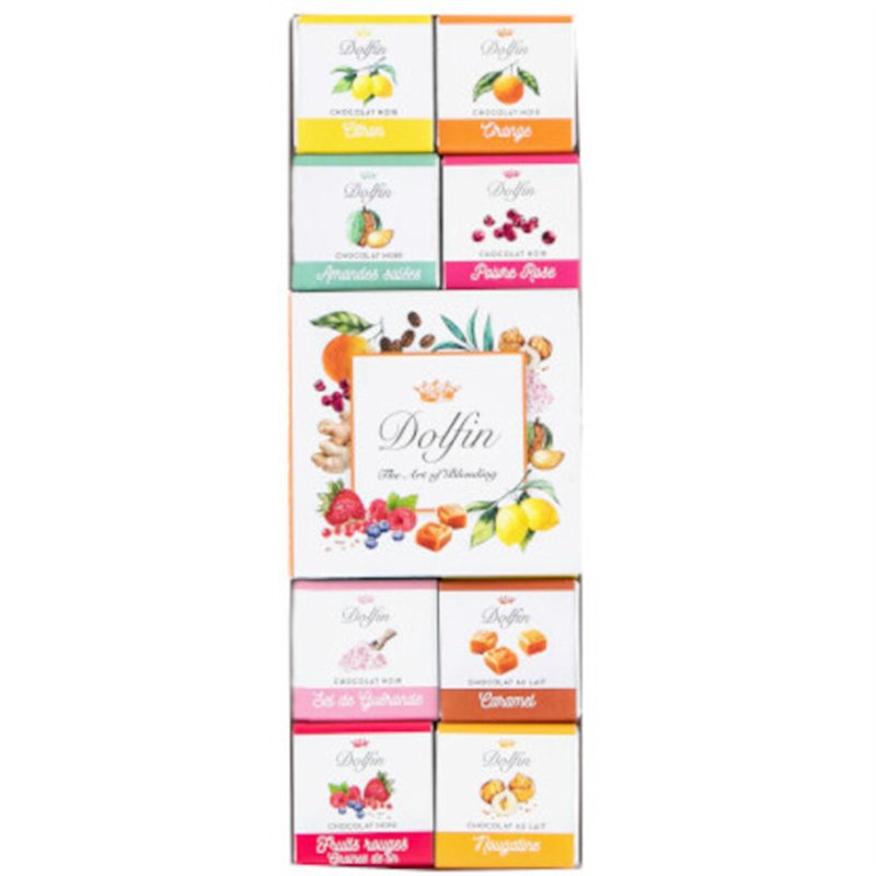 Assortment of 24 mini chocolate tablets - MIXED 108g