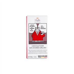 Le Chat Chocolat noir Amandes grillées 30g