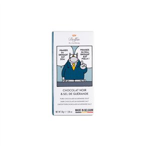 Dark chocolate 70% bar Le Chat and Guérande salt 30g