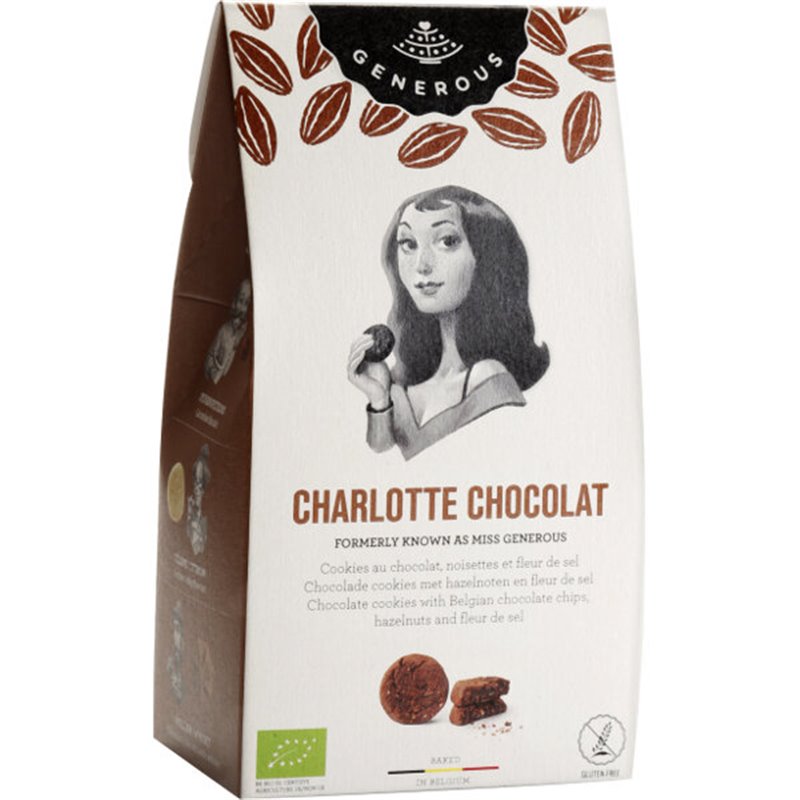 Charlotte Chocolat BIO (glutenvrij) 100g