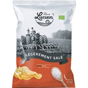 Belgian chips lightly salted 125g