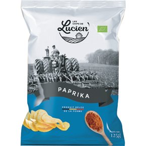 Belgian chips paprika 125g