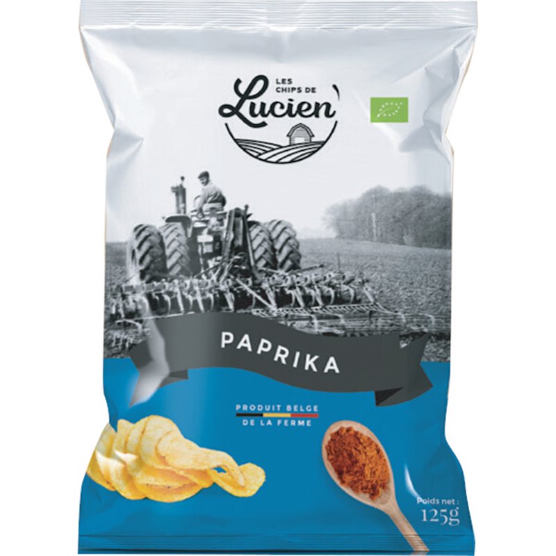 Belgian chips paprika 125g