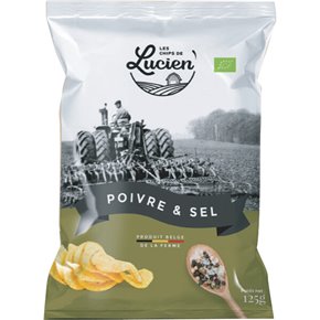 Belgian chips salt & pepper 125g