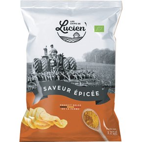 Belgian chips spiced flavors 125g