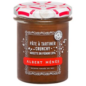 Pâte à Tartiner Crunchy aux Noisettes du Piémont I.G.P. 210 g