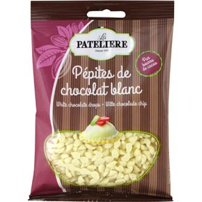 Witte chocolade drops 100g