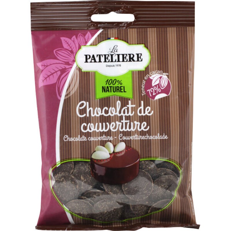Chocolate pastilles for toppings 100g