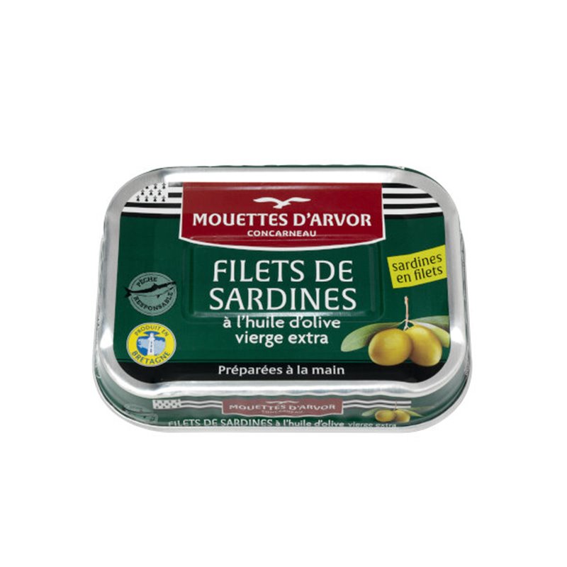 Sardine fillets in olive oil 100g