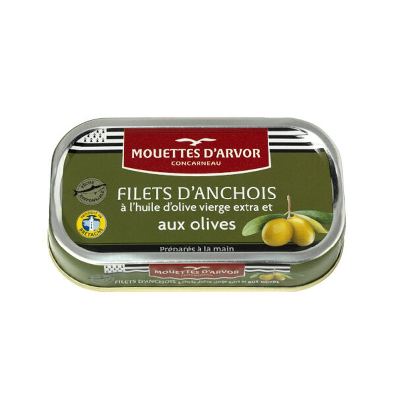 Anchovy Fillets Olives & Olive Oil 69g