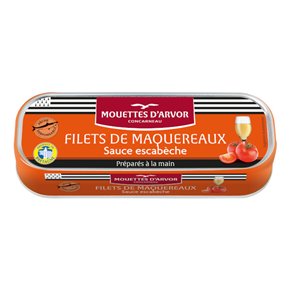 Mackerel Fillets 169g Escabèchesaus