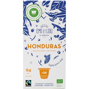 Honduras Fairtrade Arabica coffee compost caps (10x) BIO