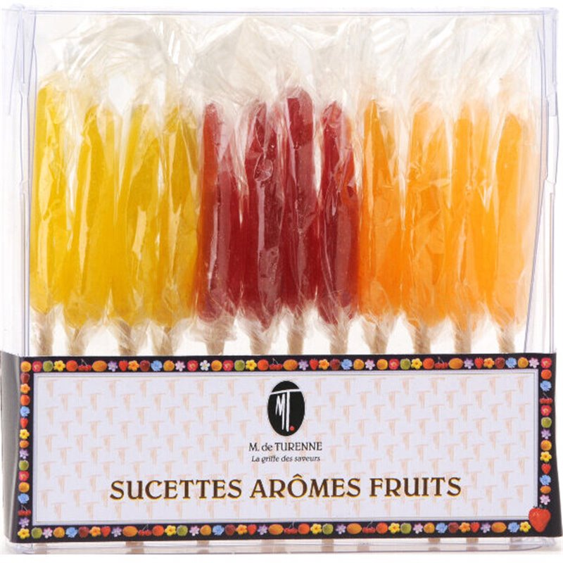 Candy sticks with fruit flavoring (12st.)