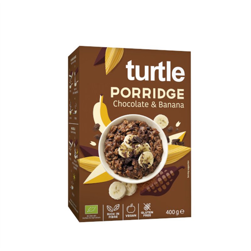 Porridge chocolate and banana BIO (gluten-free) 400g