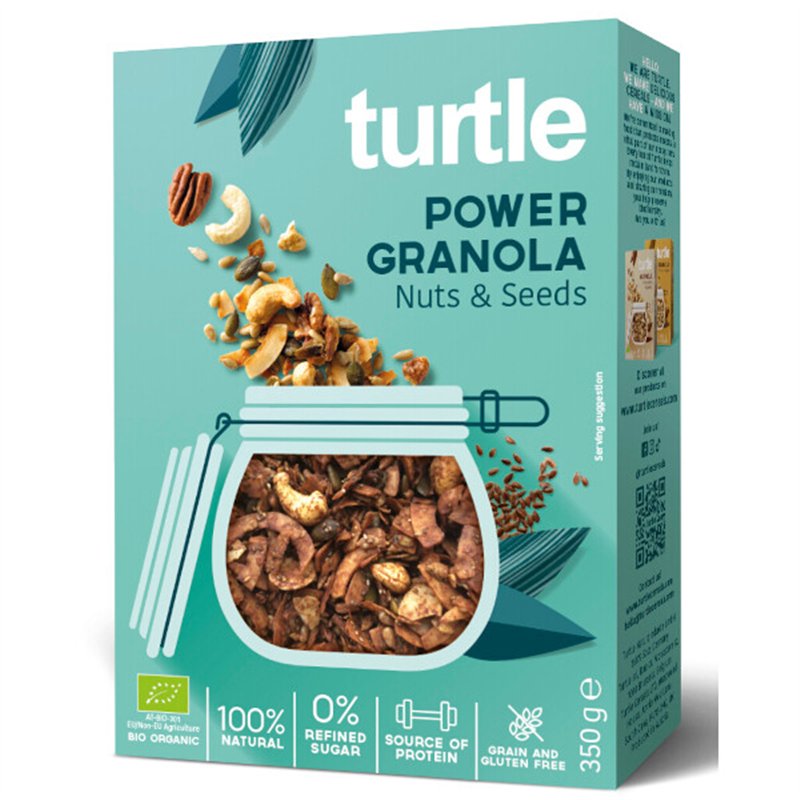 PowerGranola Bio Nuts & Seeds 350g