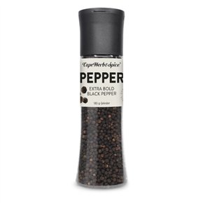 Moulin à poivre noir en grains 185g