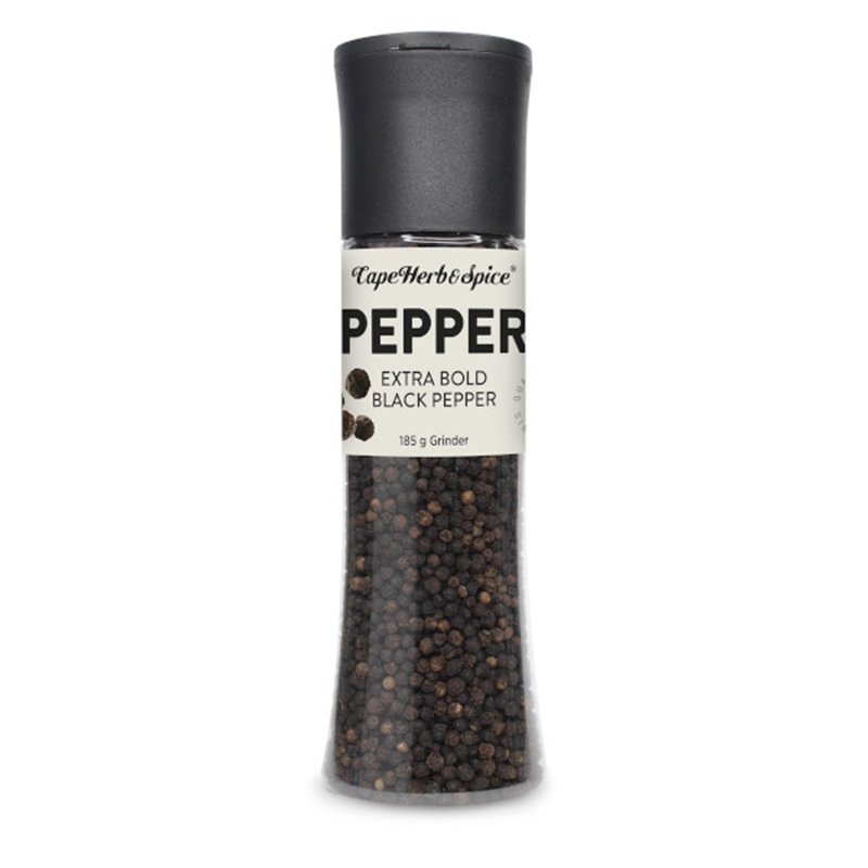 Moulin à poivre noir en grains 185g