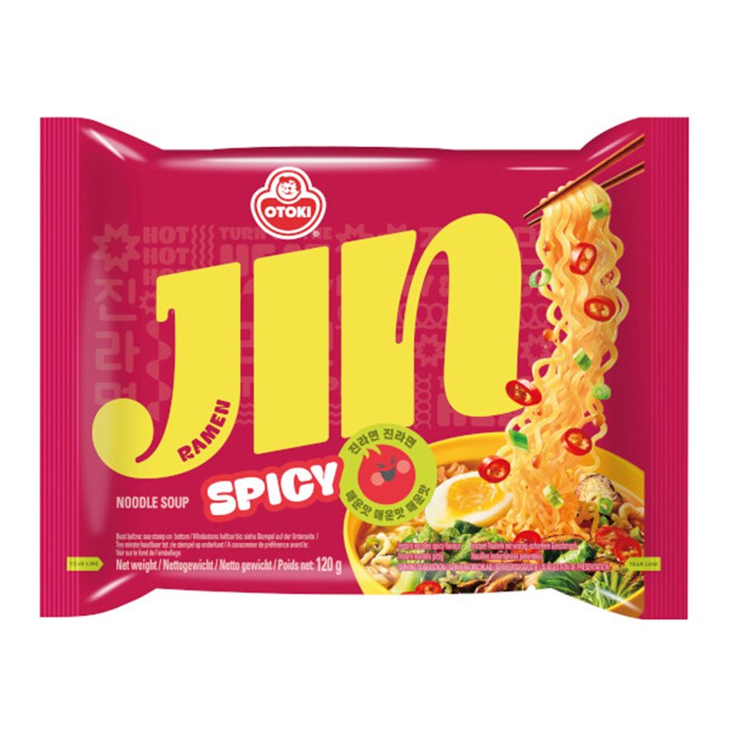 Nouilles instantanées Jin ramen chaudes 120g