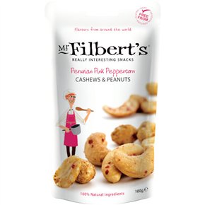 Peruvian Pink Peppercorn Cashews & Peanuts 100g