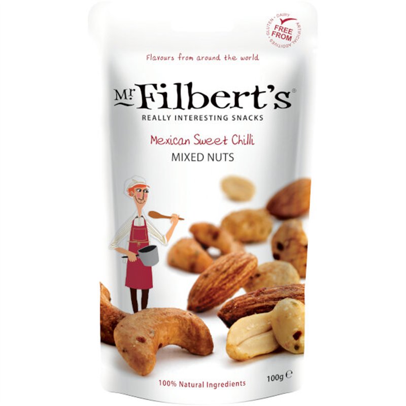 Mexican Sweet Chili Mixed Nuts 100g