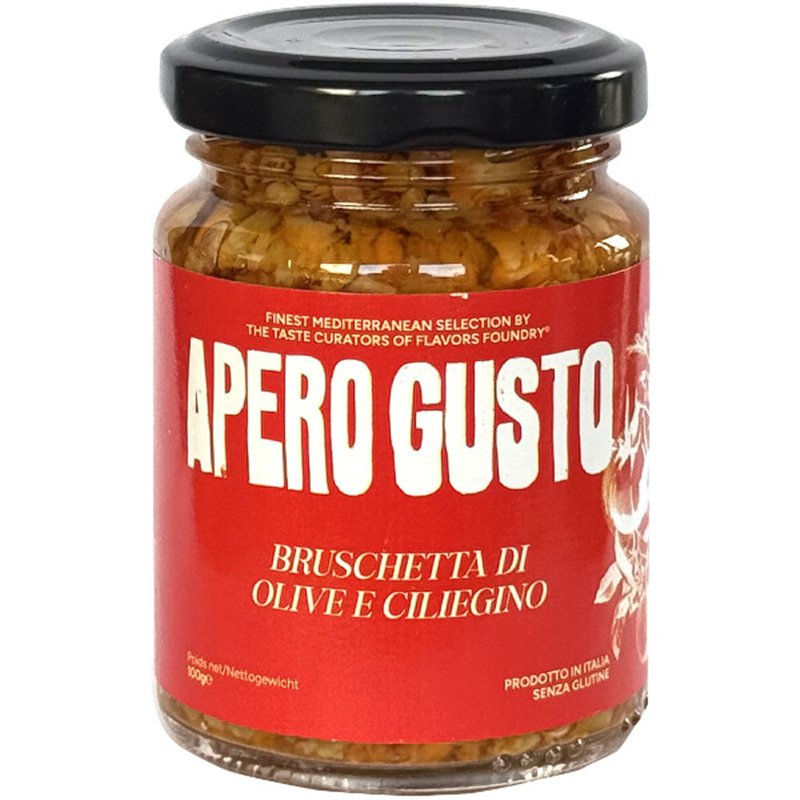 Bruschette met Olijven en Kerstomaten 100g