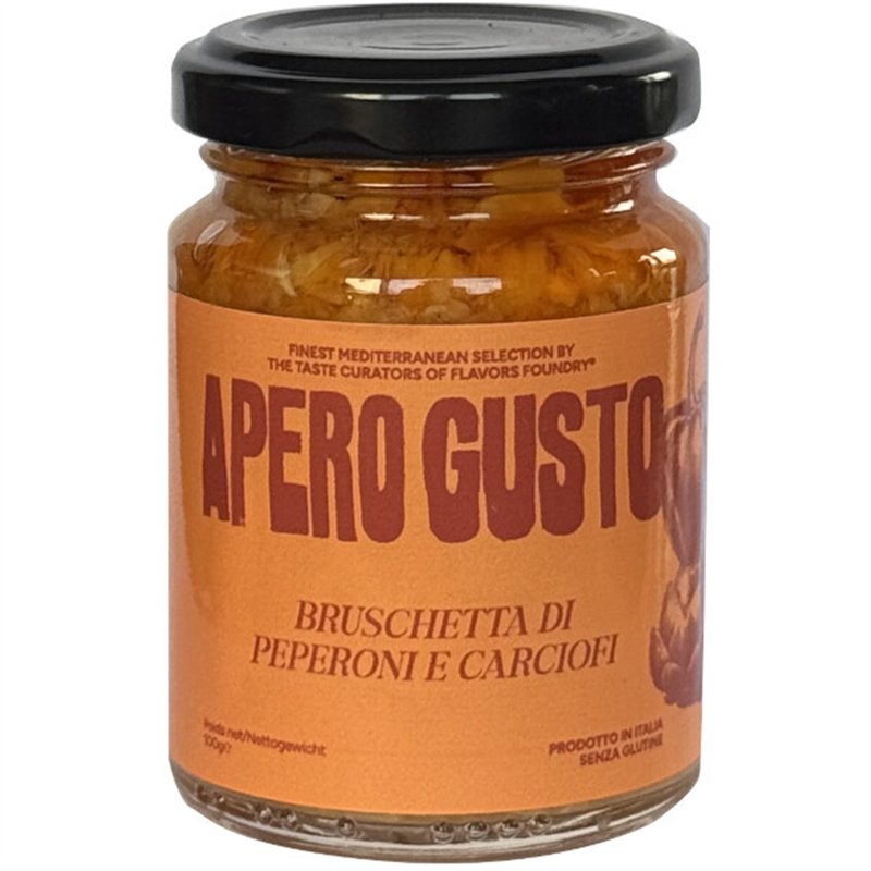 Bruschette met paprika en Artisjokken 100g