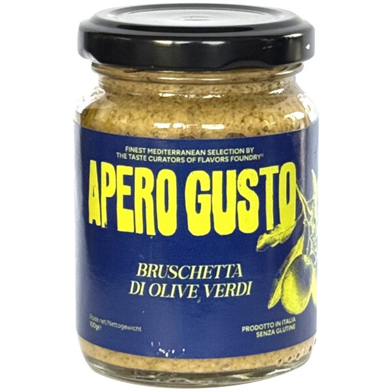Bruschette aux Olives Vertes 100g